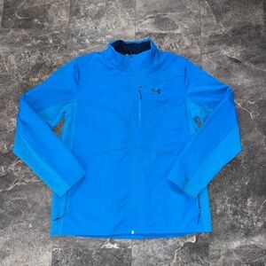 Under Armour Light Blue Zip Up Jacket Size XXL